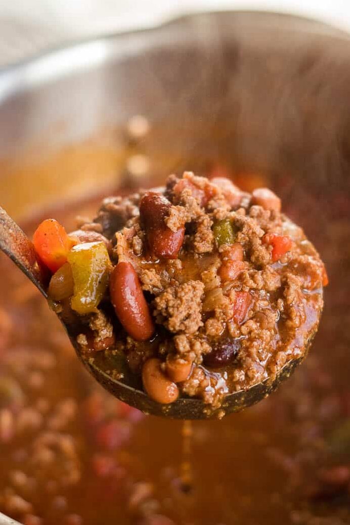 Deer Meat Recipes; Ground chili 