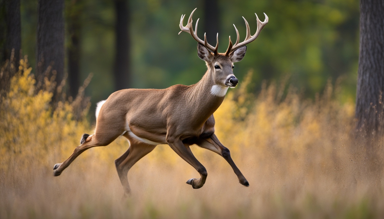 why do male deer hop