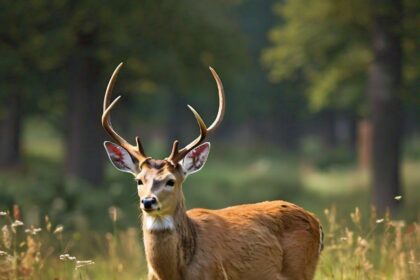 Grassland Inhabiting Deer