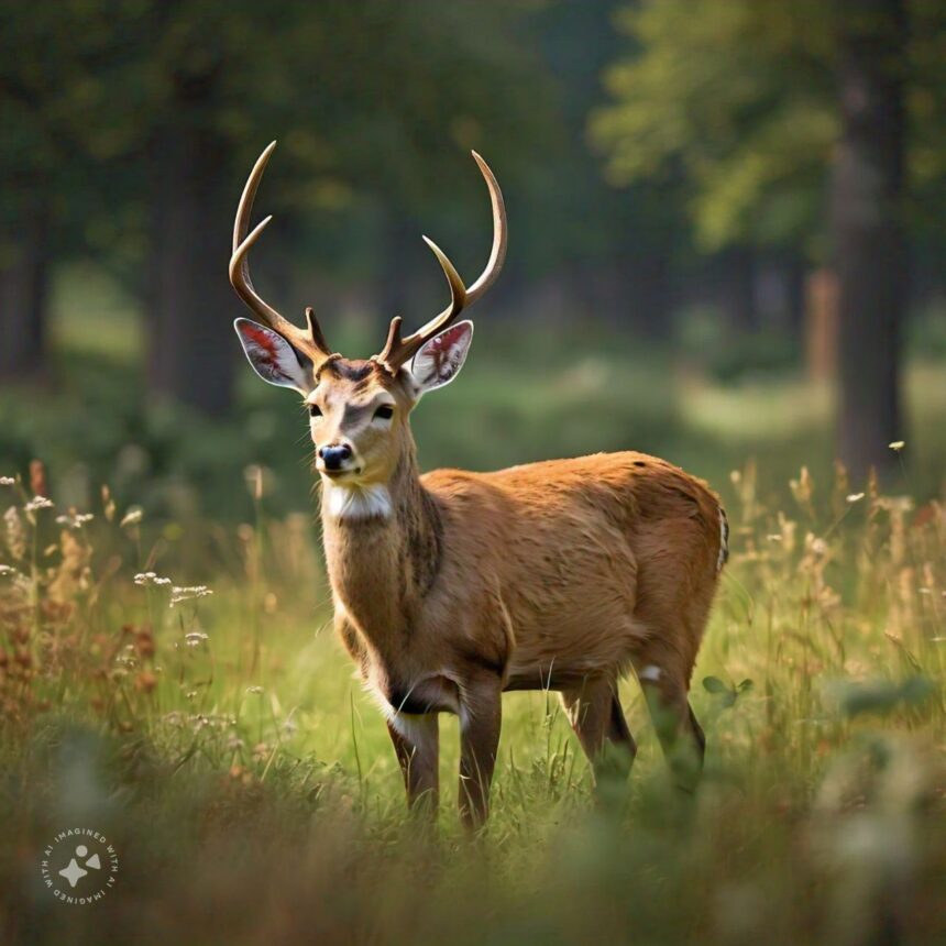 Grassland Inhabiting Deer