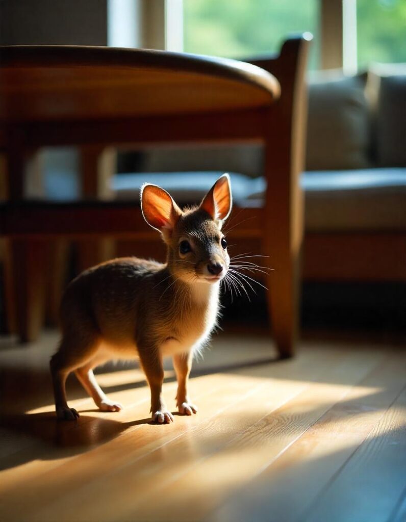 Mouse deer as pets difficulty in trapping