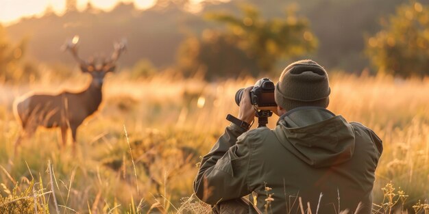 Spotting mule deer from afar