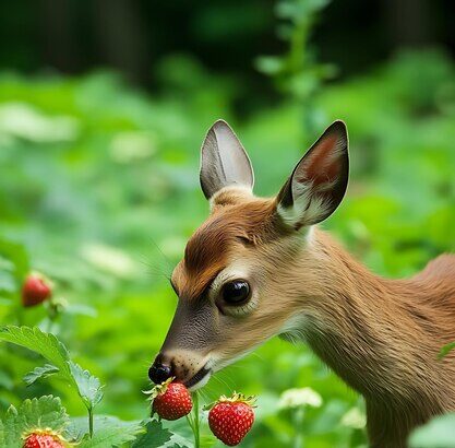 Can Deer Eat Strawberries