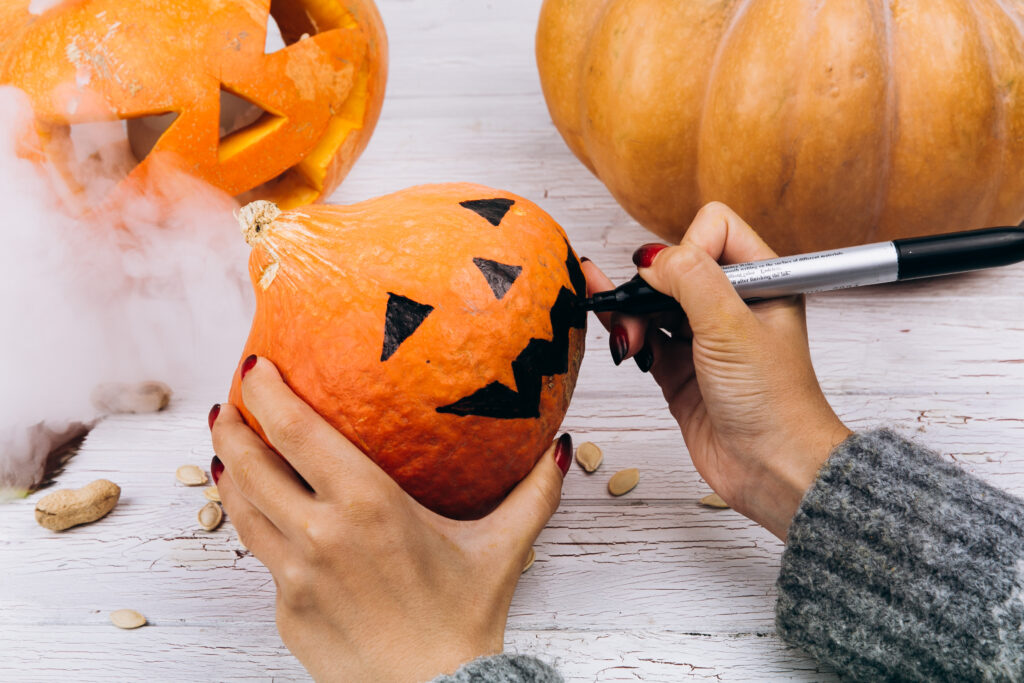 Deer antler Pumpkin Carving