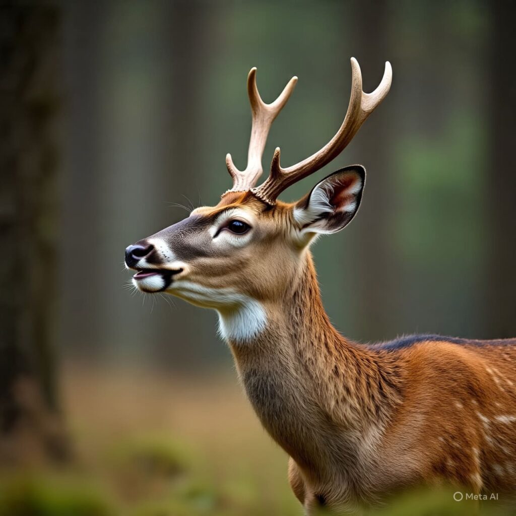 deer call illustration